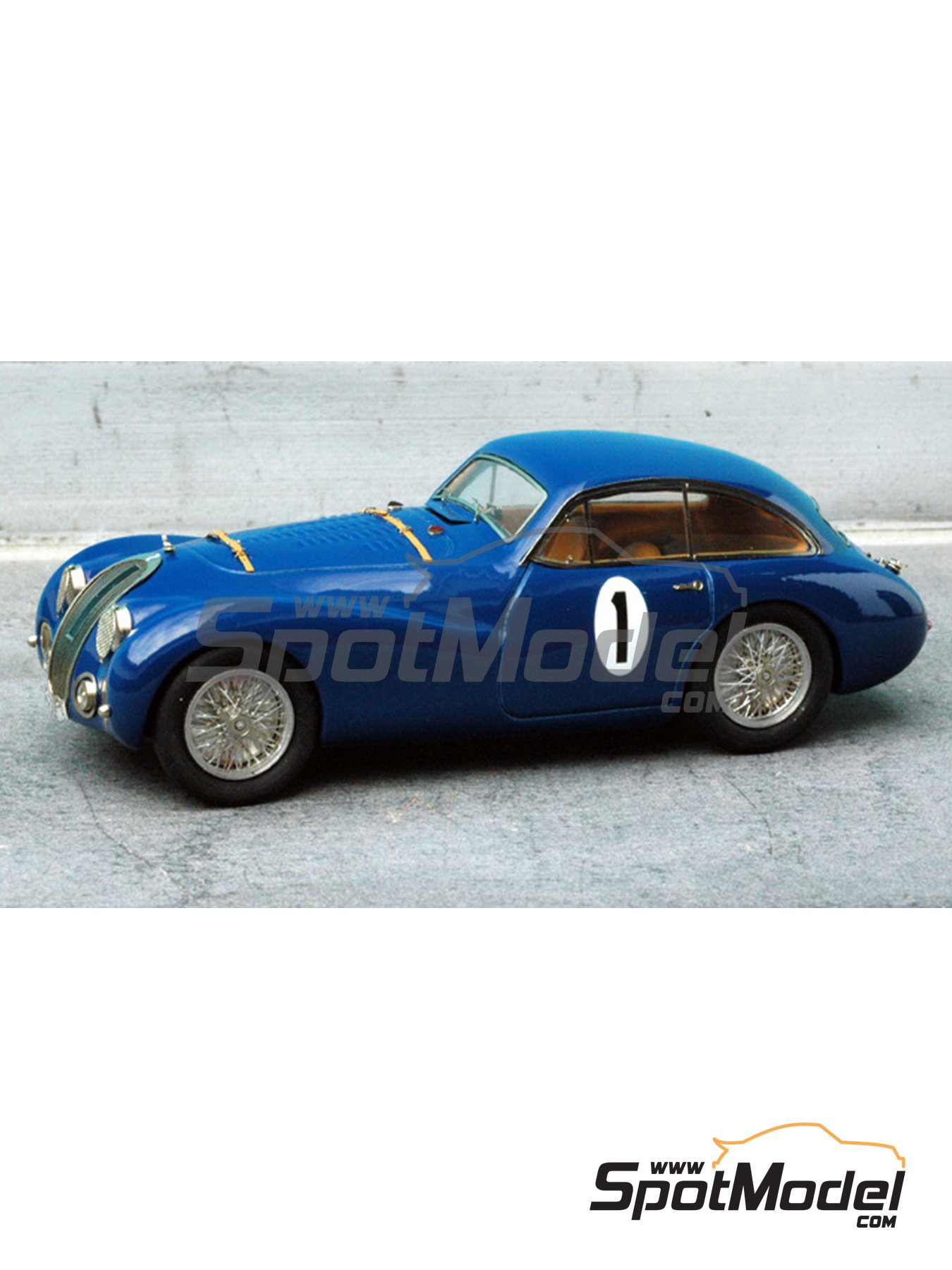 Talbot Lago Grand Sport Coupe - 24 Hours Le Mans 1949 and 1950. Car scale  model kit in 1/43 scale manufactured by Renaissance Models (ref. 43-49, also